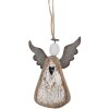 Adorno Colgante Ángel Clayre & Eef 6H2429 9x2x13 cm Marrón