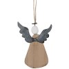Adorno Colgante Ángel Clayre & Eef 6H2429 9x2x13 cm Marrón