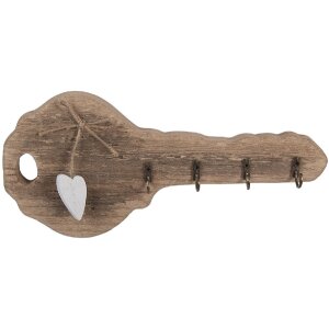 Tabla de llaves Clayre & Eef 6H2430 30x4x14 cm...