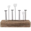 Clayre & Eef 6H2432 Soporte con Vasos 30x9x23 cm