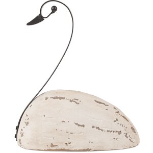 Cisne Decorativo Clayre & Eef 6H2433M 17x8x19 cm