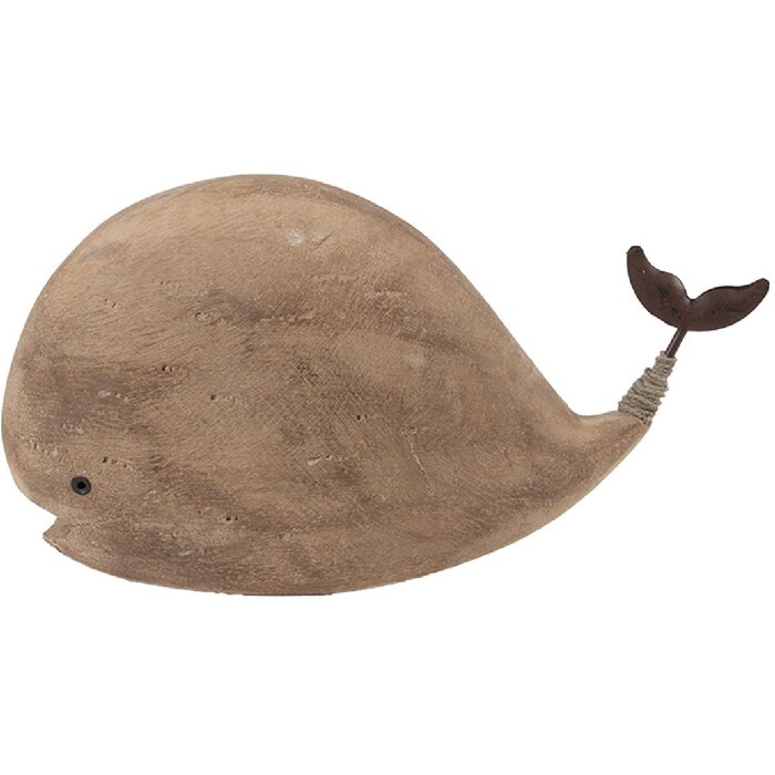 Decoración Ballena Clayre & Eef 6H2434 26x7x14 cm