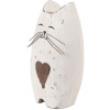 Decoración Gato Clayre & Eef 6H2435L 8x6x14 cm Madera