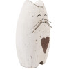 Decoración Gato Clayre & Eef 6H2435L 8x6x14 cm Madera