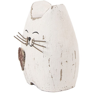 Decoración Gato Clayre & Eef 6H2435S 6x4x7 cm
