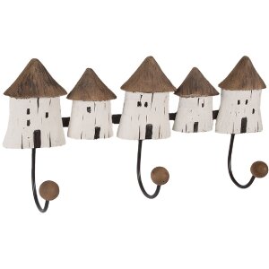 Perchero de pared Clayre & Eef 6H2436 38x8x19 cm...