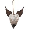 Adorno Colgante Corazón Clayre & Eef 6H2415M 18x3x22 cm