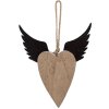 Adorno Colgante Corazón Clayre & Eef 6H2415M 18x3x22 cm