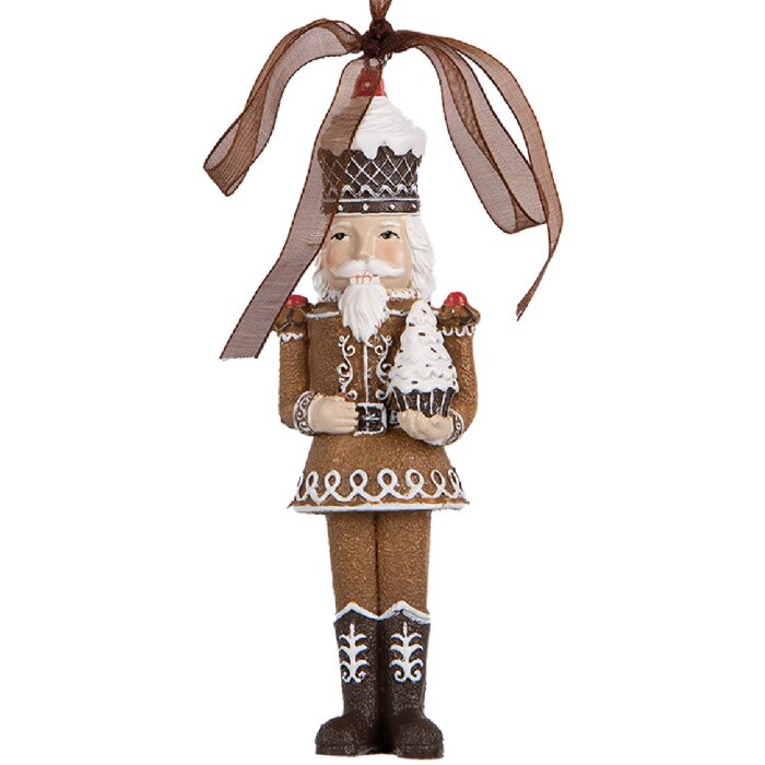 Adorno colgante Cascanueces Clayre & Eef 6PR5390 4x2x13 cm