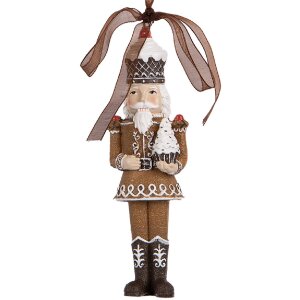 Adorno colgante Cascanueces Clayre & Eef 6PR5390 4x2x13 cm