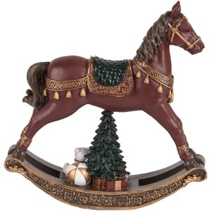 Caballo Balancín Decoración Clayre & Eef 6PR5407 18x5x19 cm