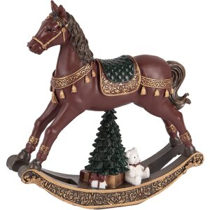 Caballo Balancín Decoración Clayre & Eef 6PR5407 18x5x19 cm