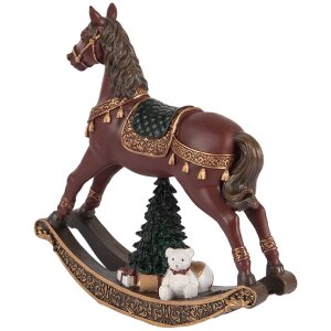 Caballo Balancín Decoración Clayre & Eef 6PR5407 18x5x19 cm