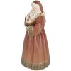 Clayre & Eef 6PR5544 Decoración Papá Noel 20x18x39 cm Rojo y Dorado
