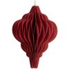 Bola de Navidad de papel Clayre & Eef 6PA0518 Ø 7x10 cm