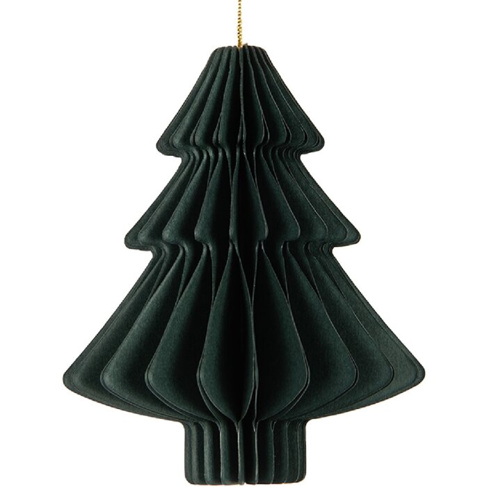 Adorno navideño de papel Clayre & Eef 6PA0519 Ø 9x10 cm