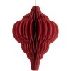 Bola de Navidad de Papel Clayre & Eef 6PA0520 Ø 9x12 cm Roja