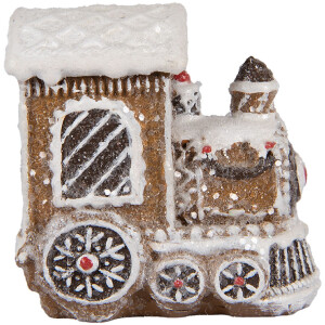 Clayre & Eef 6PR5376 Decoración Locomotora 5x3x5 cm