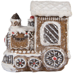 Clayre & Eef 6PR5376 Decoración Locomotora 5x3x5 cm