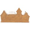 Decoración de Casas Clayre & Eef 6PR5377 25x6x13 cm Marrón/Blanco