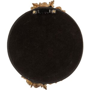 Espejo de pared Clayre & Eef 62S340S 14x2x16 cm Negro y Dorado