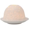 Candelabro Clayre & Eef 6CE2208 Blanco Ø 12x8 cm