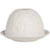 Portavelas Clayre & Eef 6CE2209 Blanco Ø 12x8 cm
