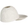 Portavelas Clayre & Eef 6CE2209 Blanco Ø 12x8 cm