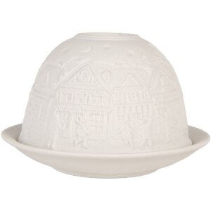 Clayre & Eef 6CE2212 Portavelas Ø 12x8 cm