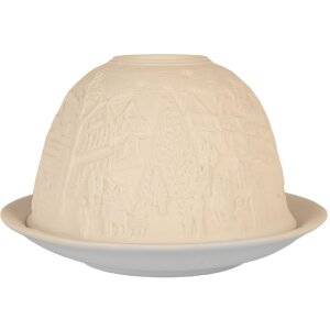 Clayre & Eef 6CE2212 Portavelas Ø 12x8 cm