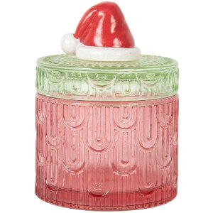 Frasco con tapa Clayre & Eef 6GL5343 Rojo Verde...