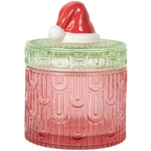 Frasco con tapa Clayre & Eef 6GL5343 Rojo Verde...