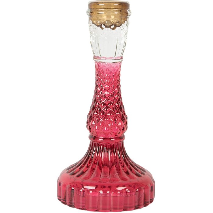 Candelabro decorativo Clayre & Eef 6GL5345 Ø 9x17 cm