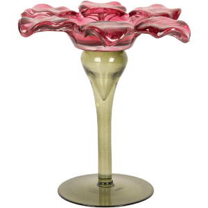 Clayre & Eef 6GL5351 Candelabro Ø 14x14 cm