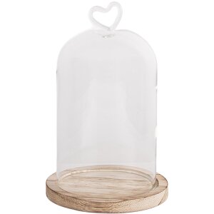 Campana de cristal Clayre & Eef 6GL5359 Ø 12x19 cm