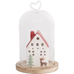 Campana de cristal Clayre & Eef 6GL5359 Ø 12x19 cm