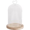 Campana de cristal Clayre & Eef 6GL5359 Ø 12x19 cm
