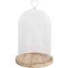 Campana de Cristal decorativa Clayre & Eef 6GL5360 Ø 14x22 cm