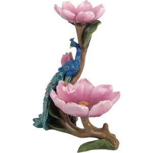 Clayre & Eef 6PR5799 Cuenco Decorativo 18x12x24 cm Azul-Rosa