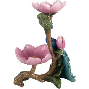 Clayre & Eef 6PR5799 Cuenco Decorativo 18x12x24 cm Azul-Rosa