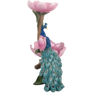 Clayre & Eef 6PR5799 Cuenco Decorativo 18x12x24 cm Azul-Rosa
