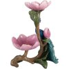 Clayre & Eef 6PR5799 Cuenco Decorativo 18x12x24 cm Azul-Rosa