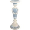 Candelabro Clayre & Eef 6PR5801 Ø 10x27 cm Blanco y Azul