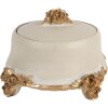 Joyero Clayre & Eef 6PR5802 Ø 14x9 cm Beige-Dorado