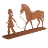 Decoración Niño con Caballo Clayre & Eef 6Y5929 42x7x22 cm