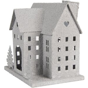 Clayre & Eef 6Y5932 Decoración Casa 26x17x24 cm Gris