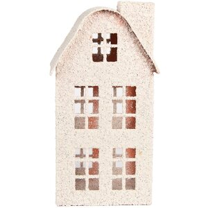 Decoración Casa Clayre & Eef 6Y5935 14x14x26 cm Beige
