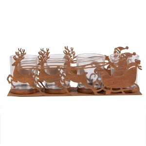 Clayre & Eef 6Y5937 Candelabro Trineo Navideño...