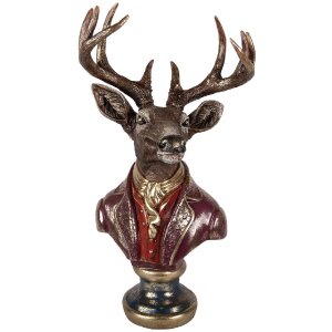 Busto Decorativo de Reno Clayre & Eef 30x22x57 cm...