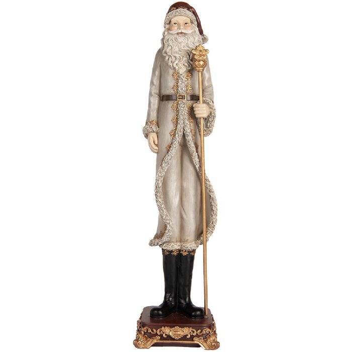 Clayre & Eef 6PR5369 Decoración Papá Noel 10x10x42 cm